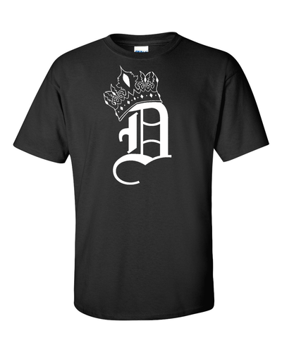 Crown D T-Shirt (Black)